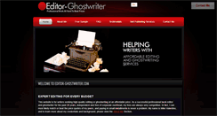 Desktop Screenshot of editor-ghostwriter.com